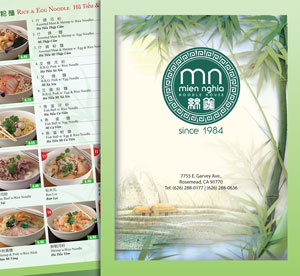 Vietnamese Menu